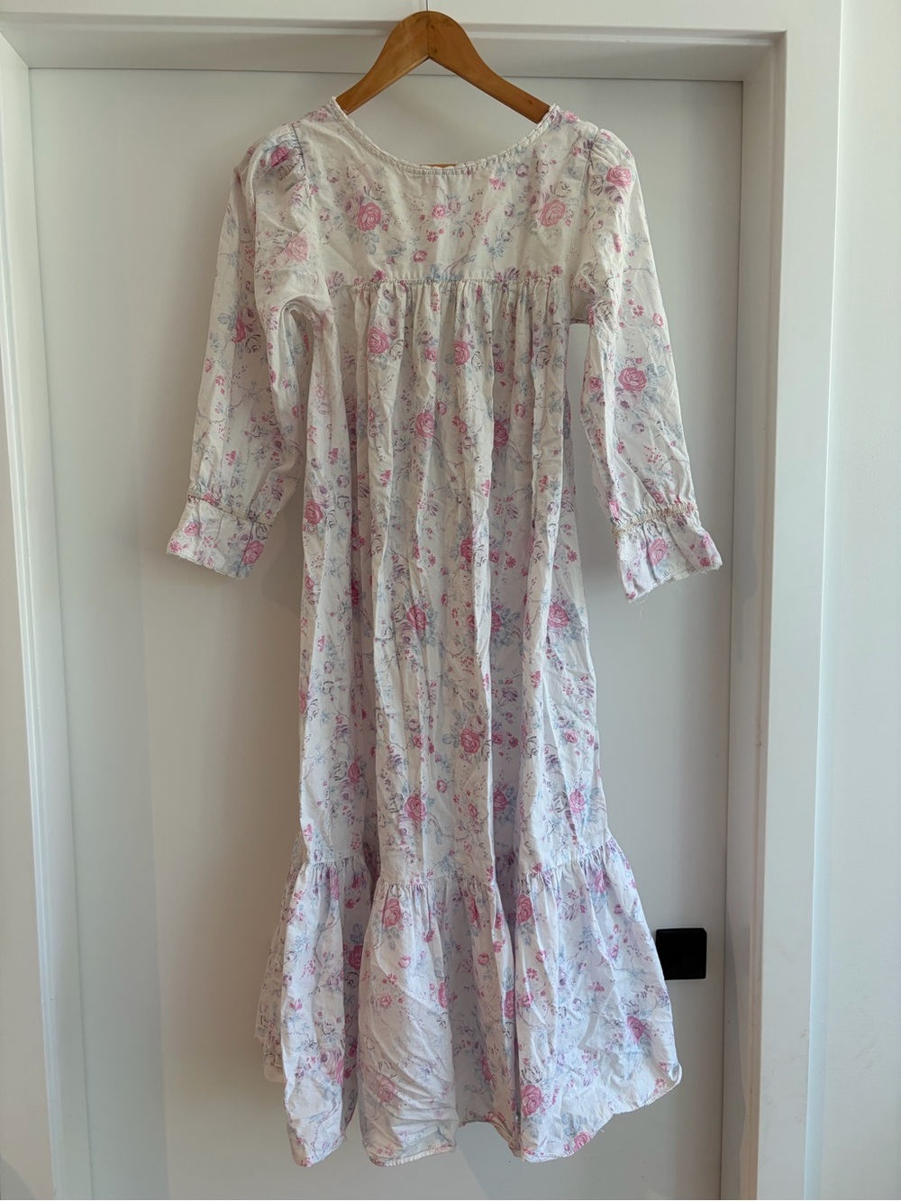 Vintage Victoria’s Secret 100% Cotton Cottage Core Croquette Nightgown S - Picture 6 of 6